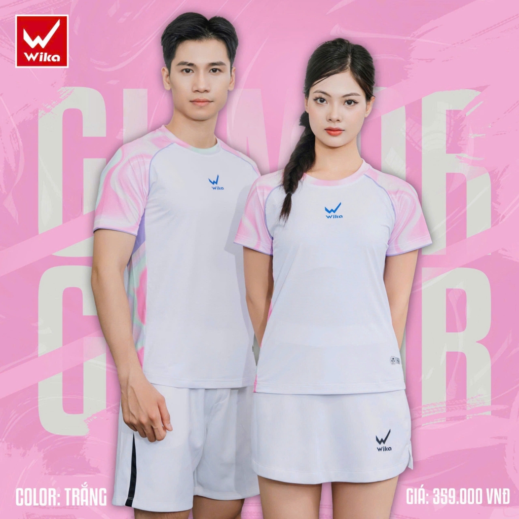 Áo Thun Wika Polo Glimor - Trắng (Nữ)