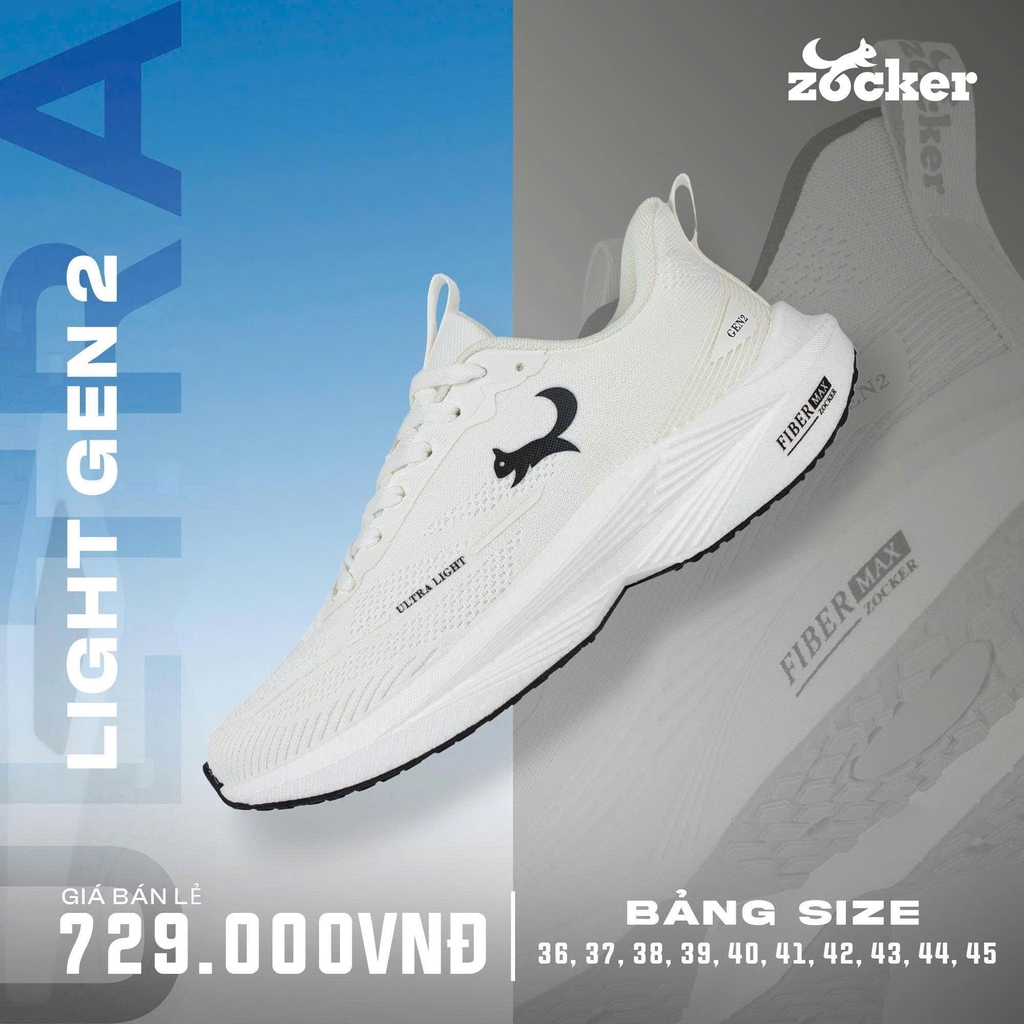 Giày Chạy Bộ Ultra Slight Gen 2 Trắng