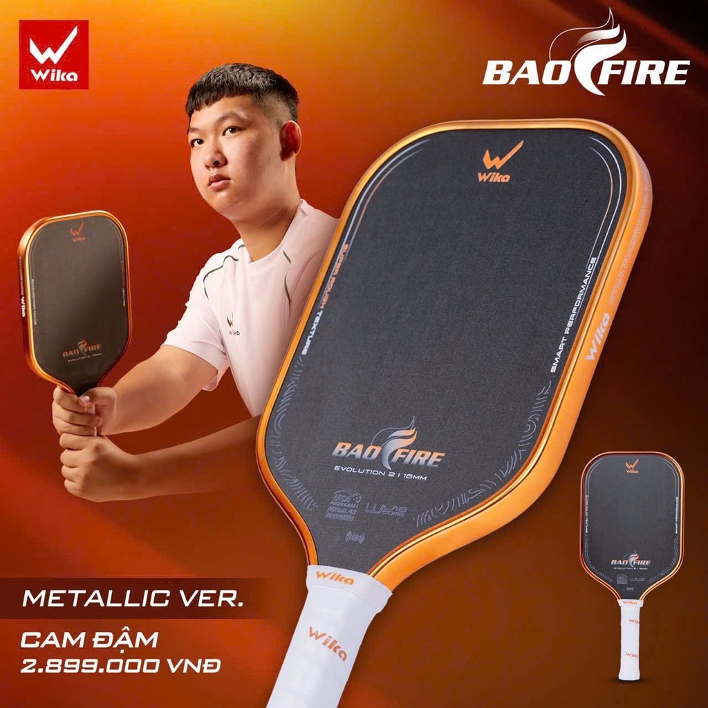 Vợt Pickleball Wika Bao Fire 2