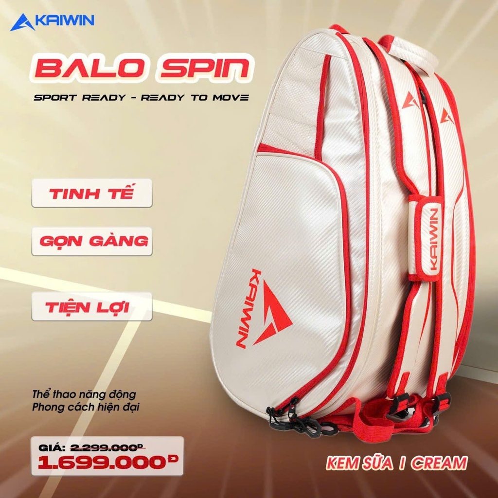 Balo Kaiwin Spin - Kem Sữa