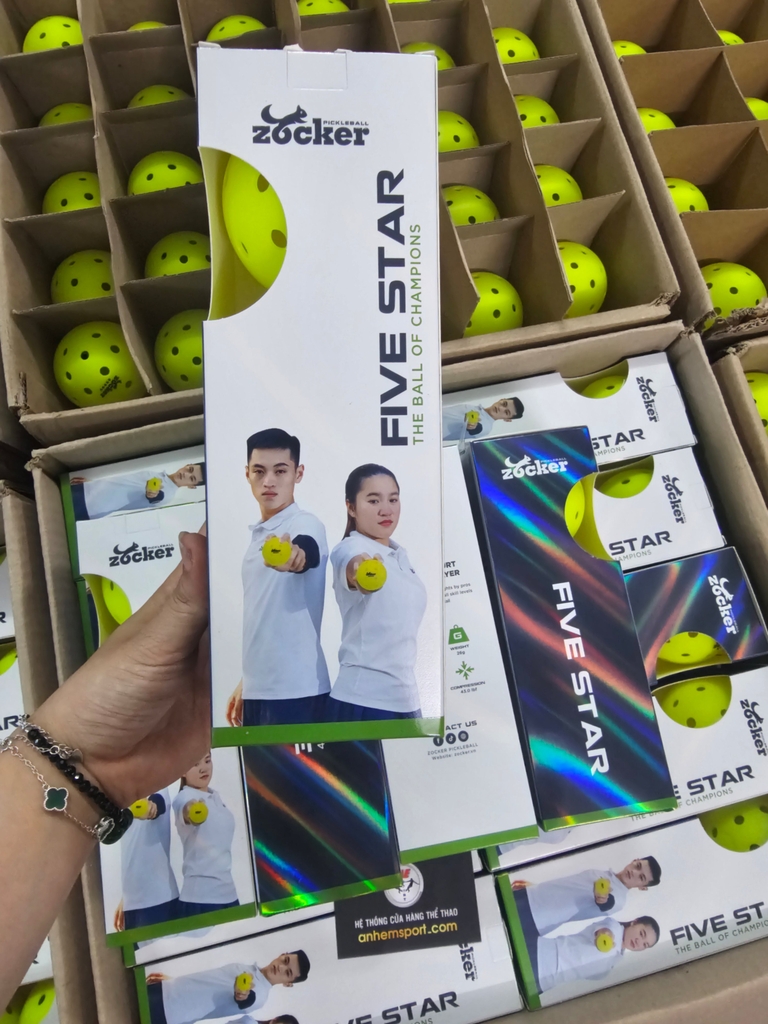 Bóng Pickleball Zocker Gen 1 Hộp 3 quả