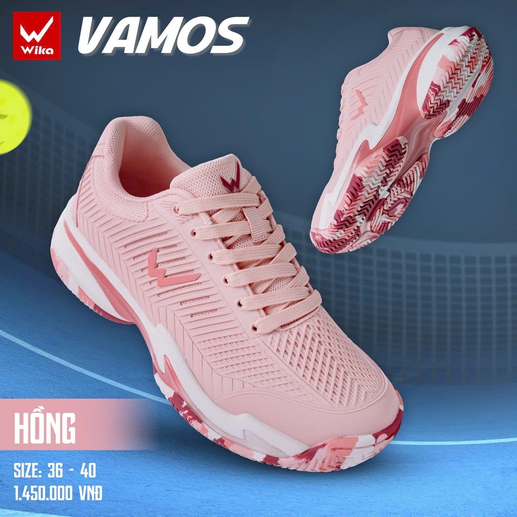 Giày Thể Thao Wika Vamos Hồng