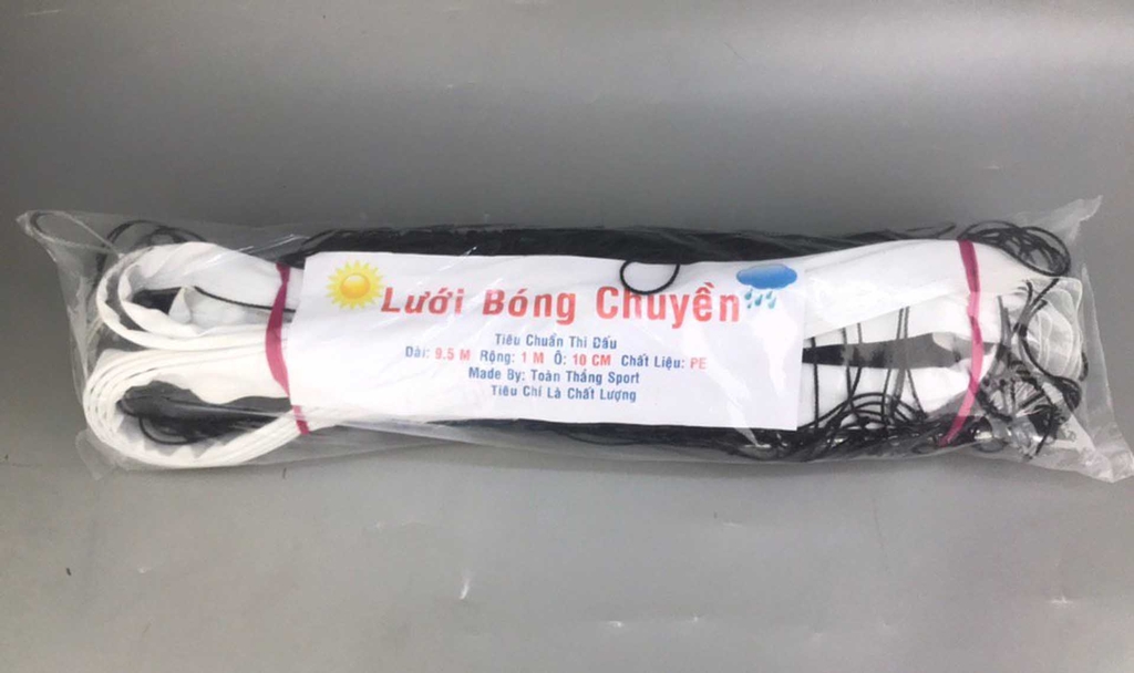 Lưới Bóng Chuyền Cáp Cước Đen