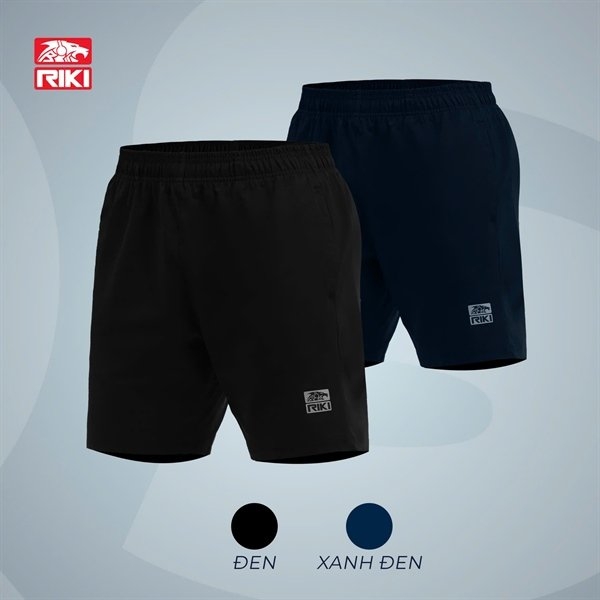 Quần thể thao riki QN01 Nam (Đen - Xanh Đen)