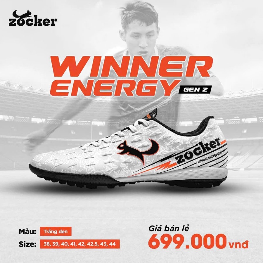 Giày Đá Bóng Zocker Winner Energy Gen 2