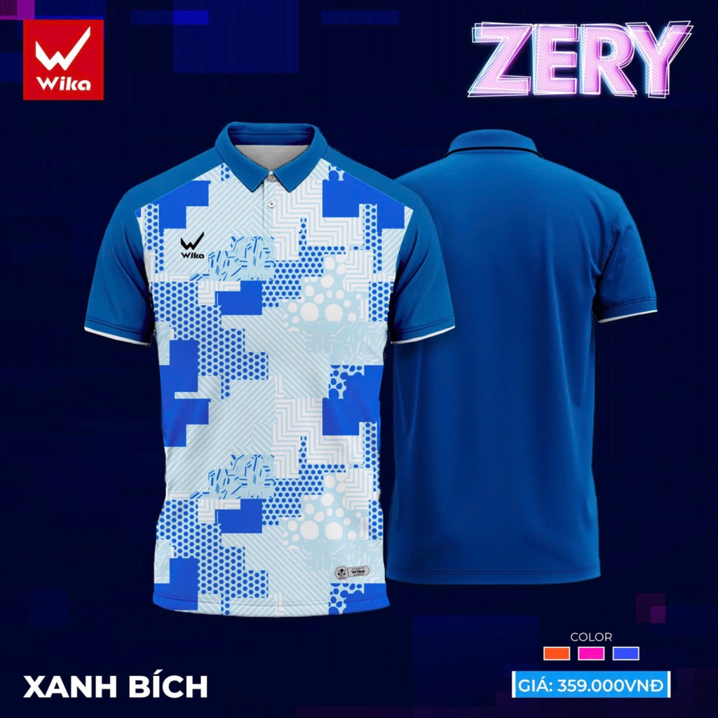 Áo Thun Wika Polo Zery - Xanh bích