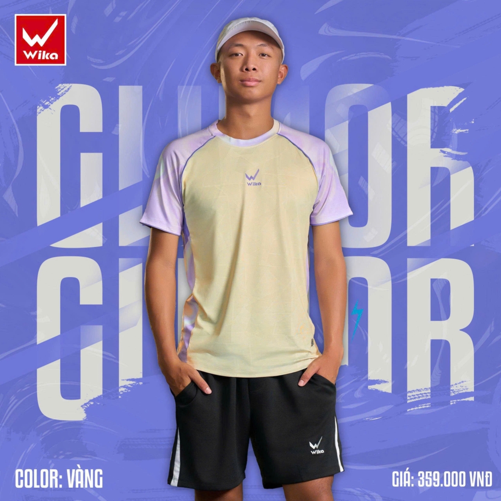 Áo Thun Wika Polo Glimor - Tím (Nam)