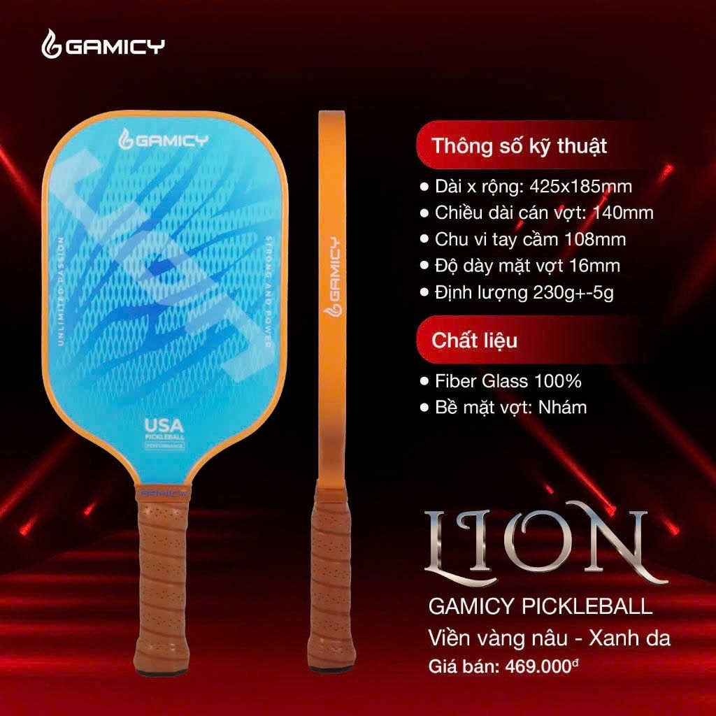 Vợt Pickleball Gamicy Lion