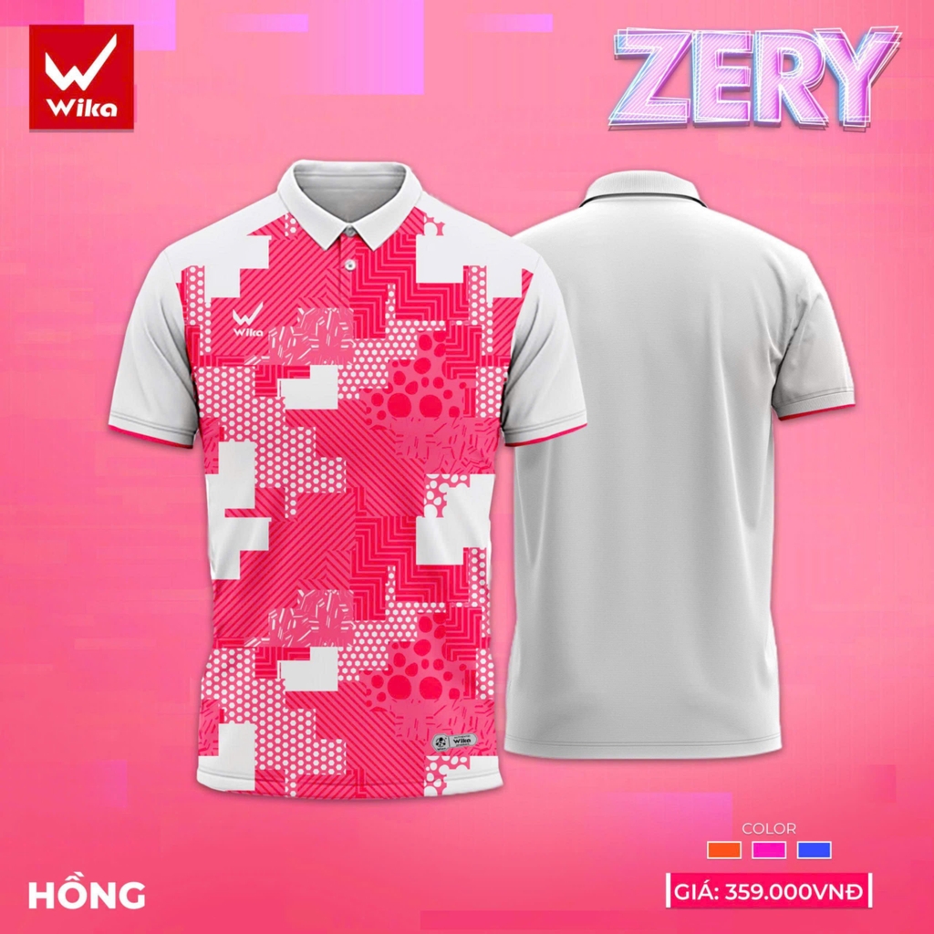 Áo Thun Wika Polo Zery - Hồng