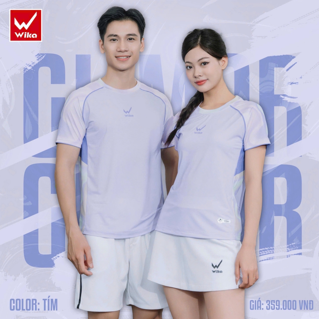 Áo Thun Wika Polo Glimor - Tím (Nữ)