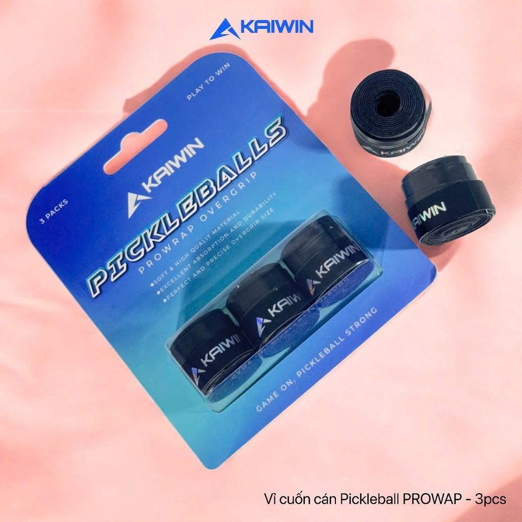 Vỉ cuốn cán Pickleball Kaiwin Set 3 cuộn