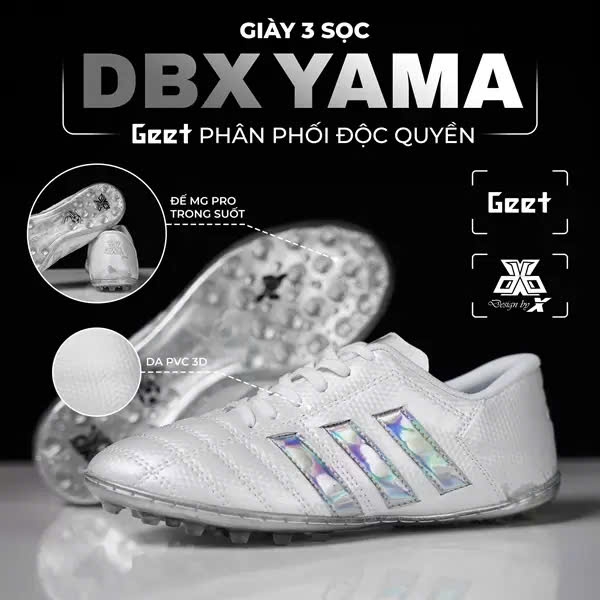 GIÀY BA SỌC YAMA KEEPFLY BẠC