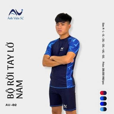 Bộ Bơi Ánh Viên Lớn Xanh Đen