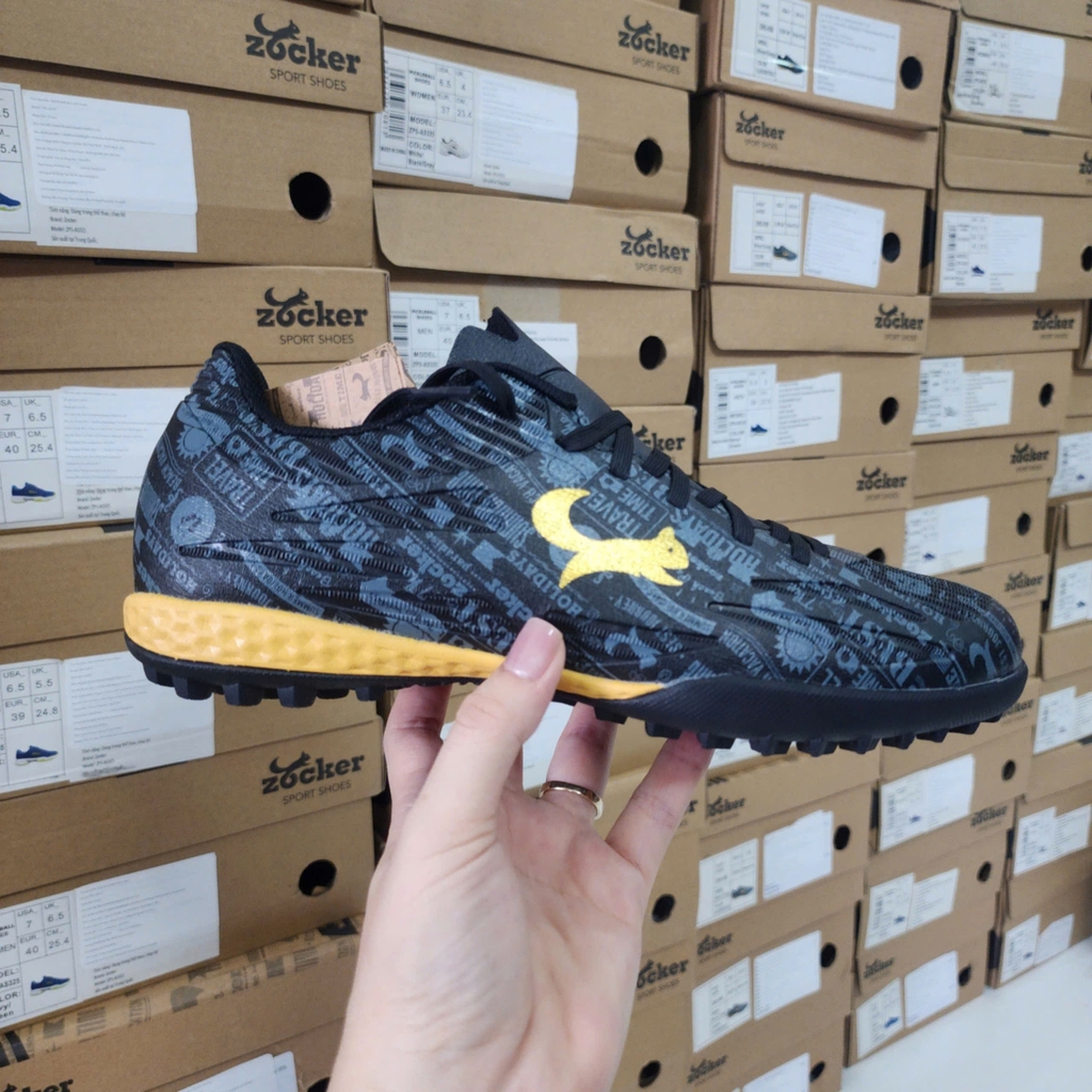 Giày Bóng Đá Zocker Winner Energy Đen