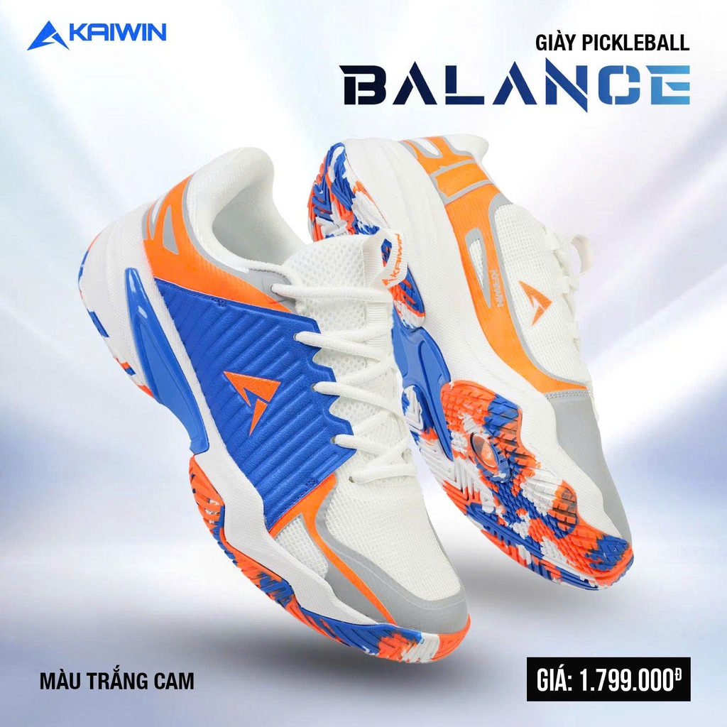 Giày thể thao Balance - Trắng cam