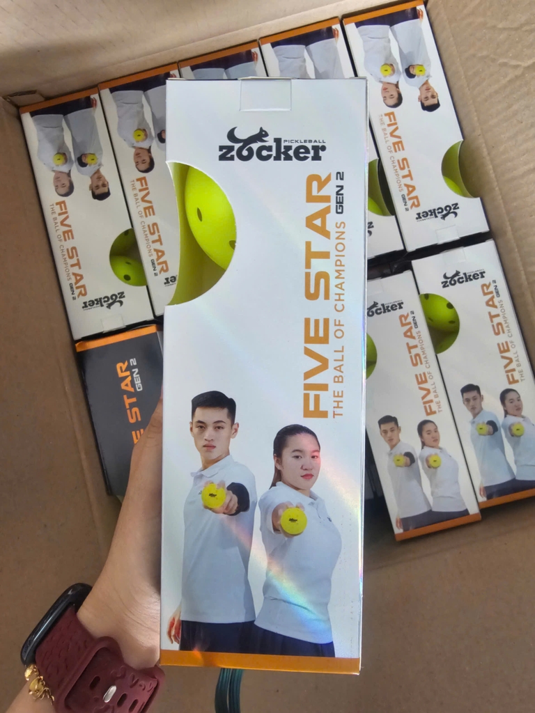Bóng Pickleball Zocker Gen 2 Hôp 3 Quả