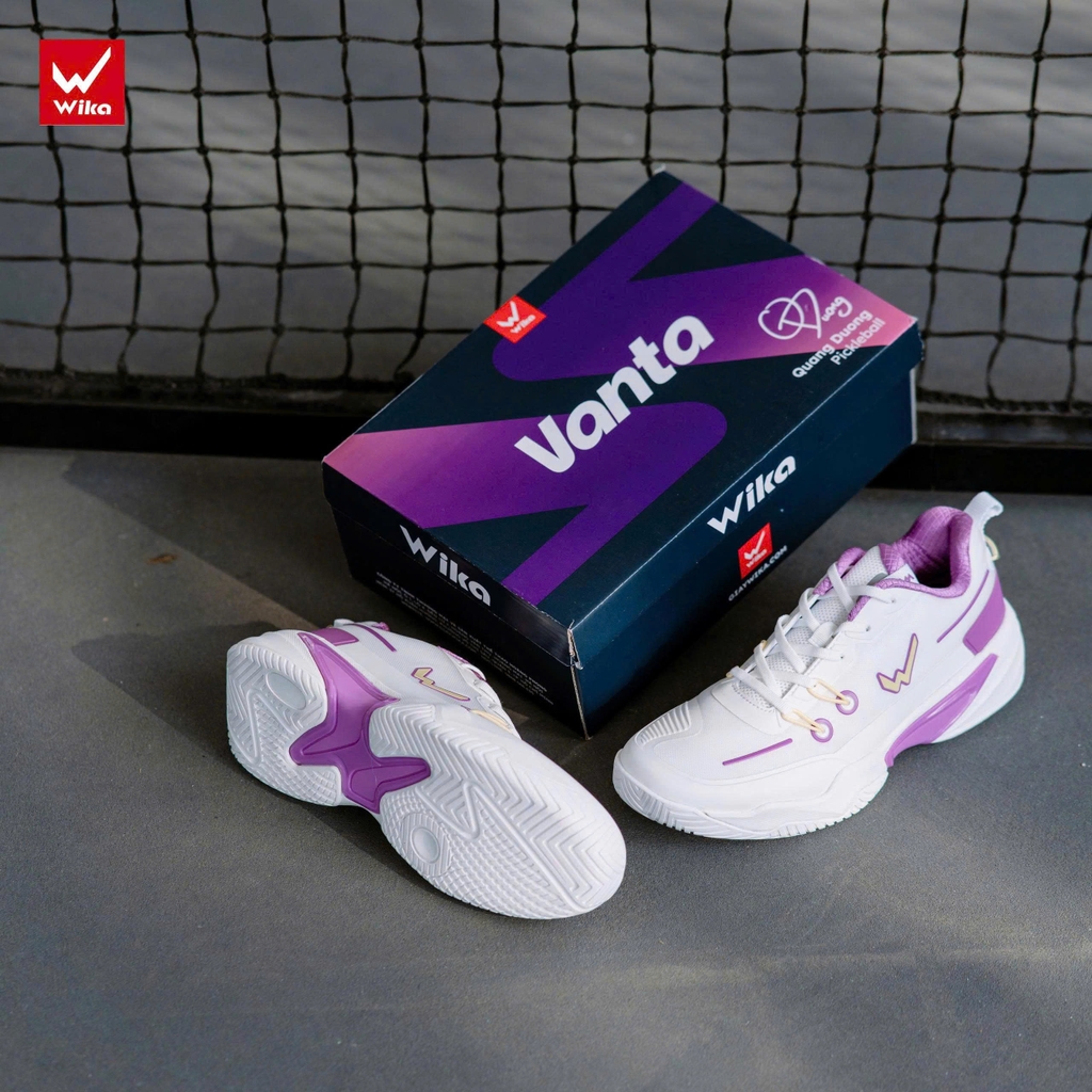 Giày thể thao Wika Vanta -Trắng tím