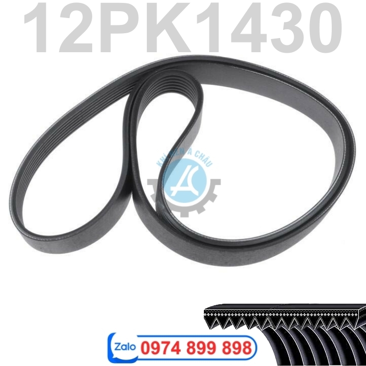 12PK1430 Dây curoa máy nén khí Hitachi