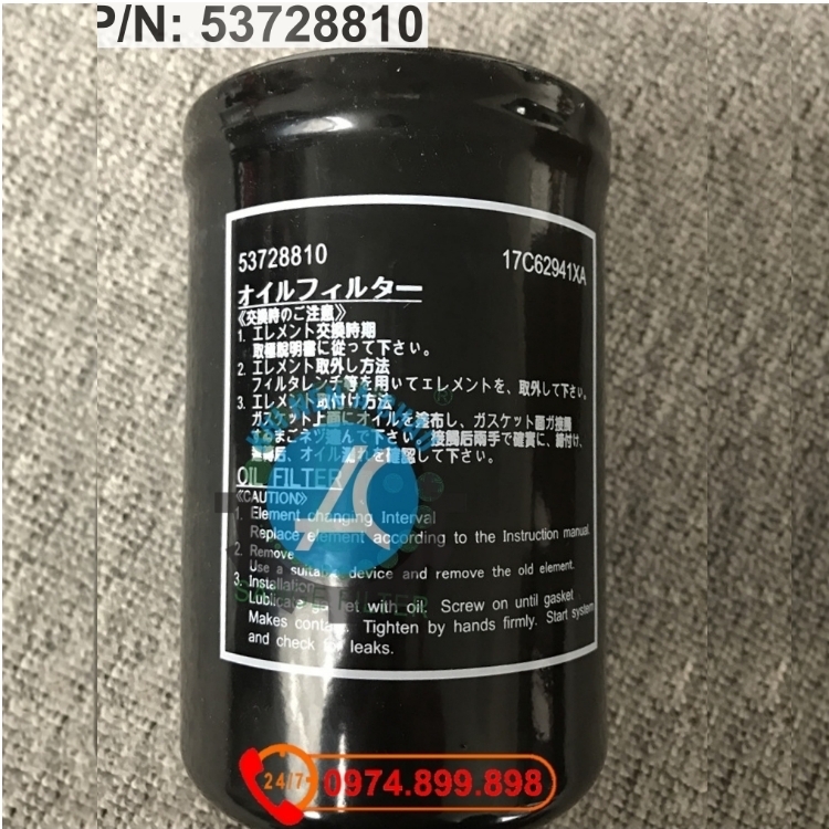 Lọc dầu 53728810 Hitachi Air Compressor