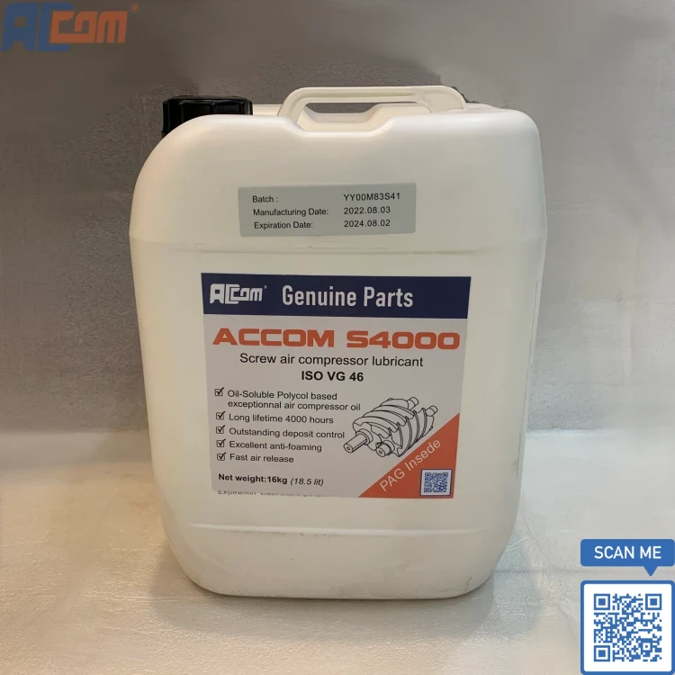 Dầu máy nén khí ACcom S4000 giá rẻ