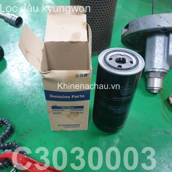 C3030003 Lọc dầu máy nén khí Kyungwon