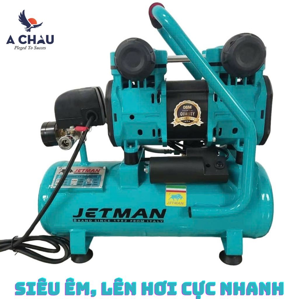 Máy nén khí không dầu mini Jetman JM1600-12 (12L)