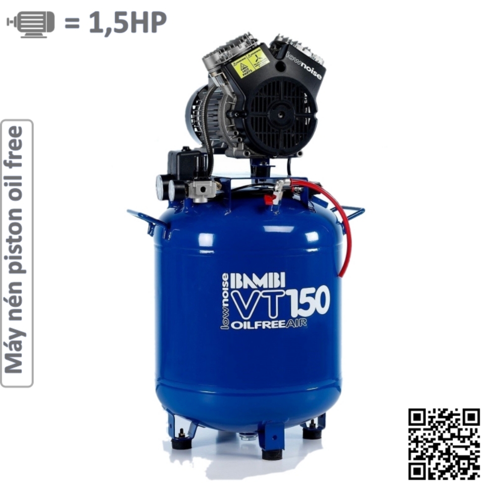 Máy nén khí Mini không dầu tích hợp sấy