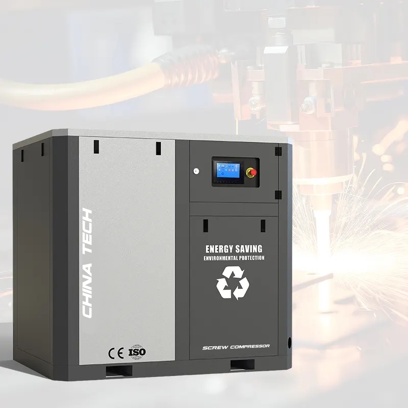 Máy nén khí trục vít 37kw-250 kW công nghệ Trung Quốc
