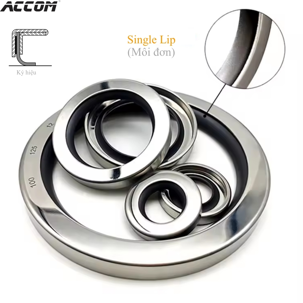 Phớt chắn dầu máy nén khí PTFE ACCOM