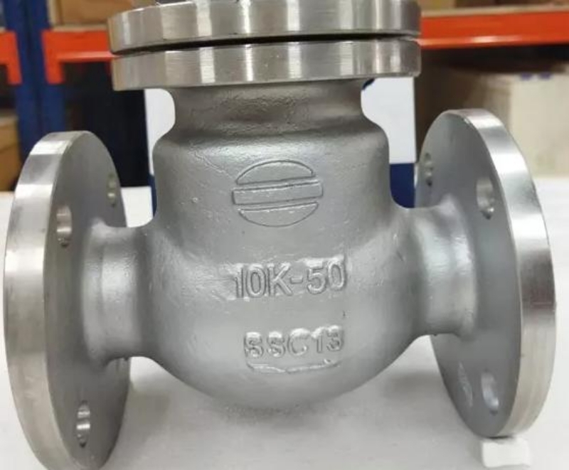 Van một chiều lá lật thép carbon Wonil - Swing check valve