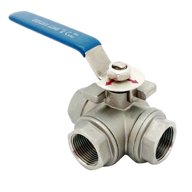 Van bi ba ngã nối clamp