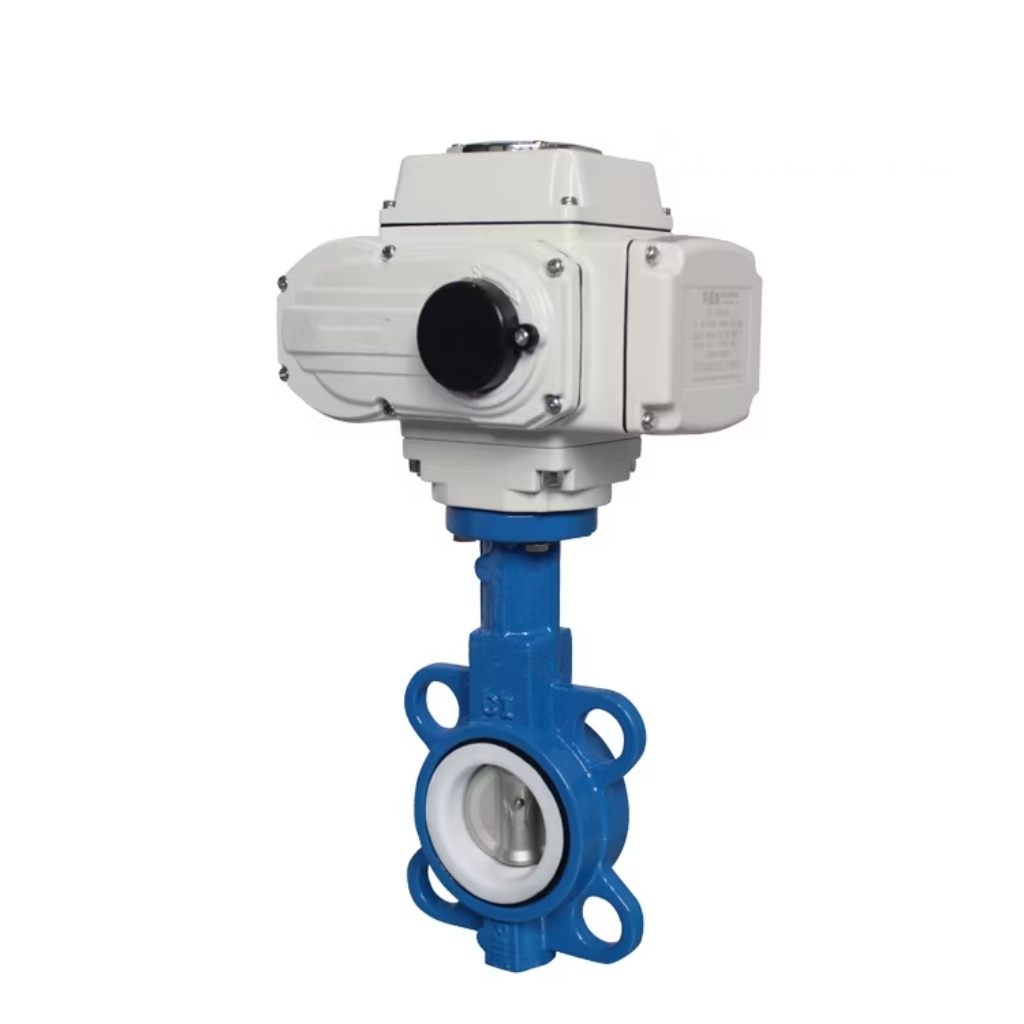 Van bướm điều khiển điện thân gang giá rẻ