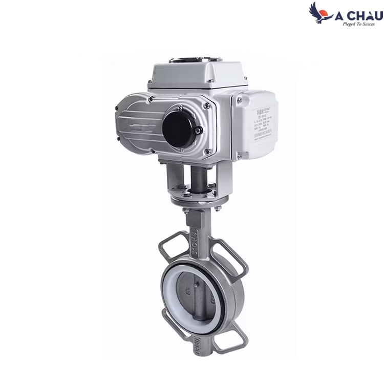 Van bướm điều khiển điện thân inox
