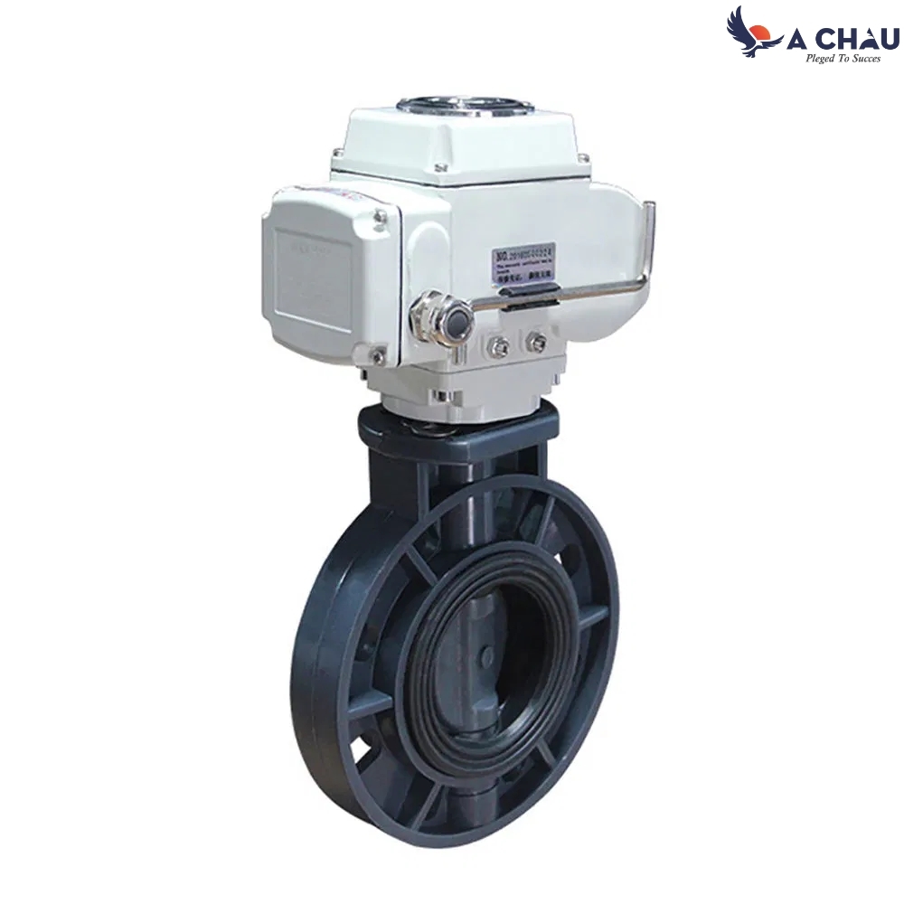 Van bướm điều khiển điện thân nhựa PVC