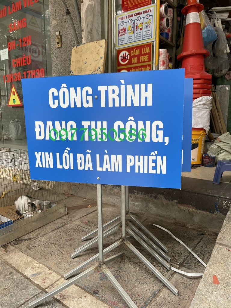 Biển báo 5km/h dùng trong công trường, cơ sở sản xuất biển báo tại Hà Nội