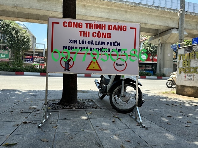 Biển báo 5km/h dùng trong công trường, cơ sở sản xuất biển báo tại Hà Nội
