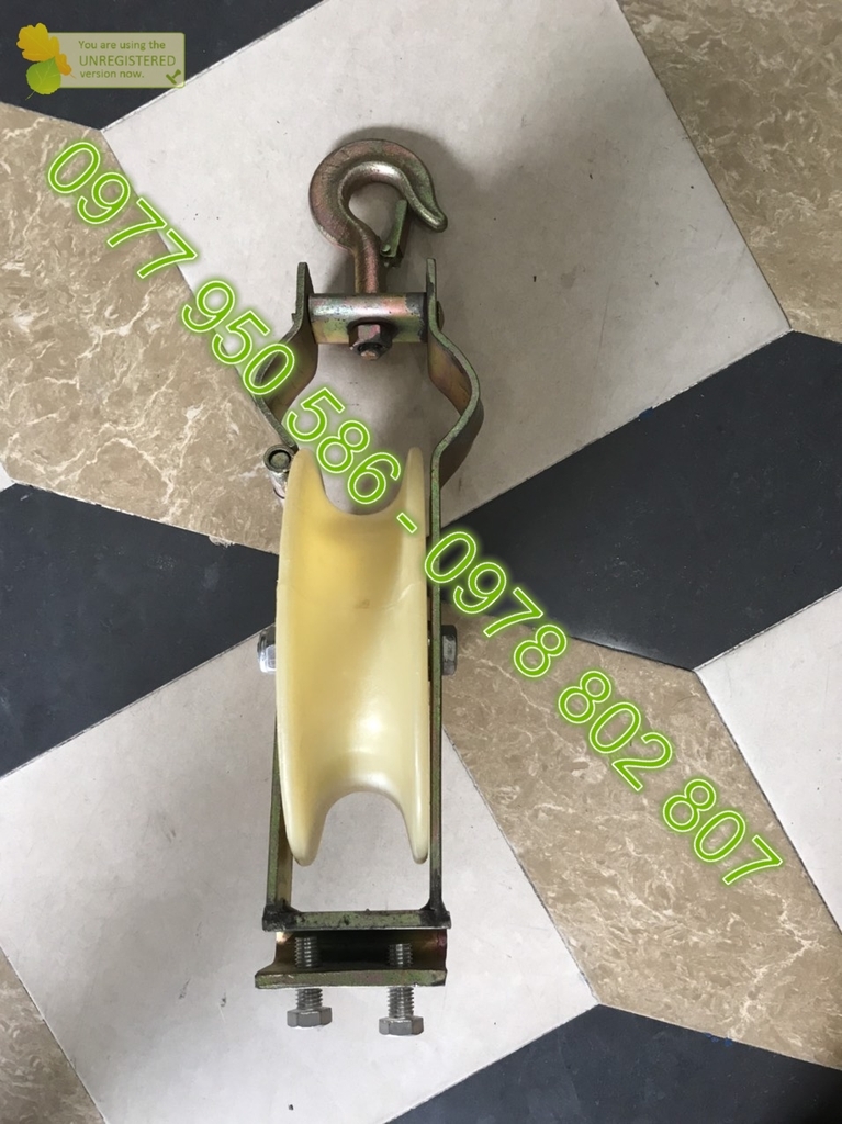 Puly nhựa 80x120mm