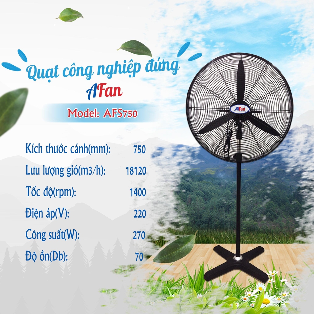 Quạt Công Nghiệp Đứng AFan AFS750