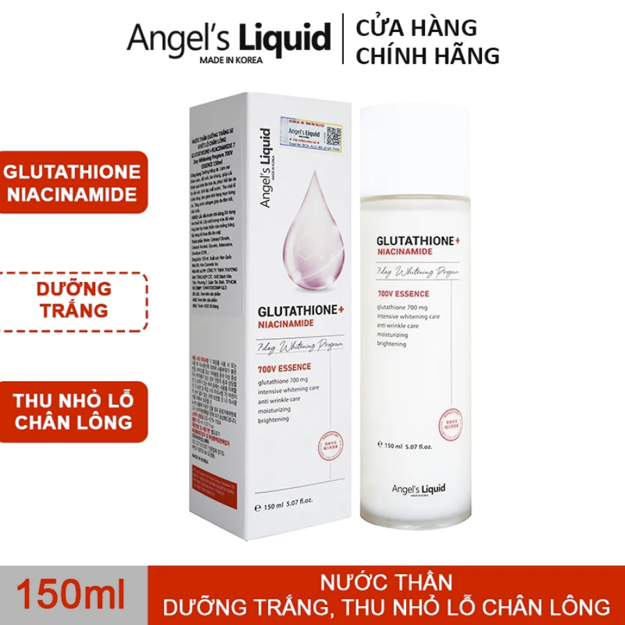 glutathione dng nc ung Collagen NMN Girl & Vita C Nc Thn Angel's Liquid Glutathione