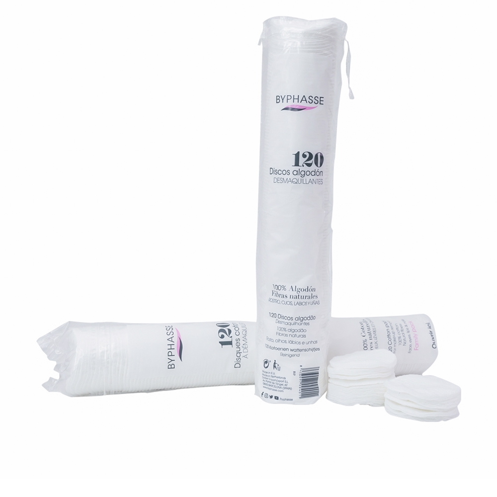 Bông tẩy trang Byphasse Cotton Pads 120 Miếng | Tanpopo