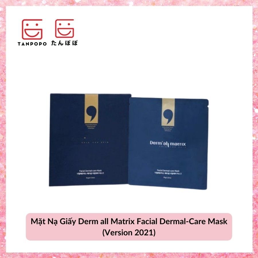 Mặt Nạ Giấy Derm all Matrix Facial DermalCare Mask (Version 2021)