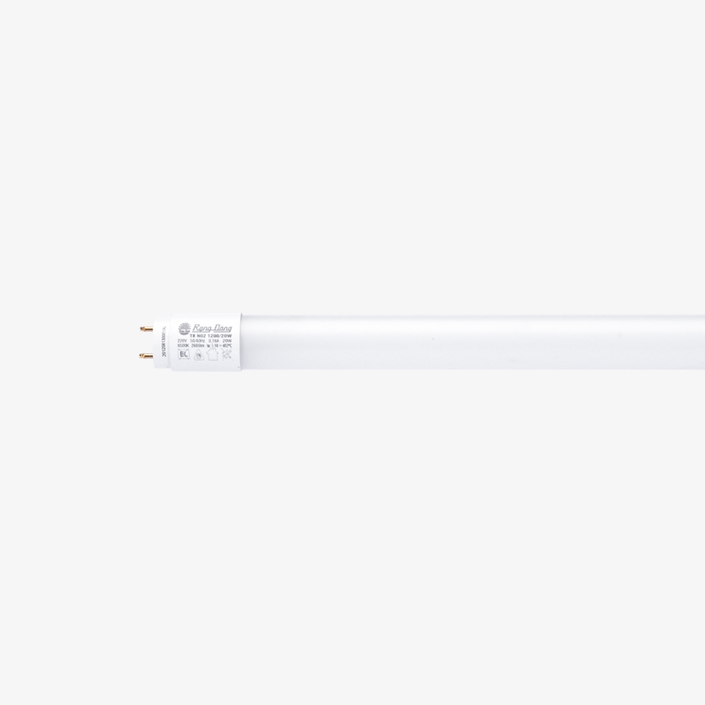 LED Tuýp thủy tinh bọc nhựa 1.2m 20W Rạng Đông (T8 N02 1200/20W)
