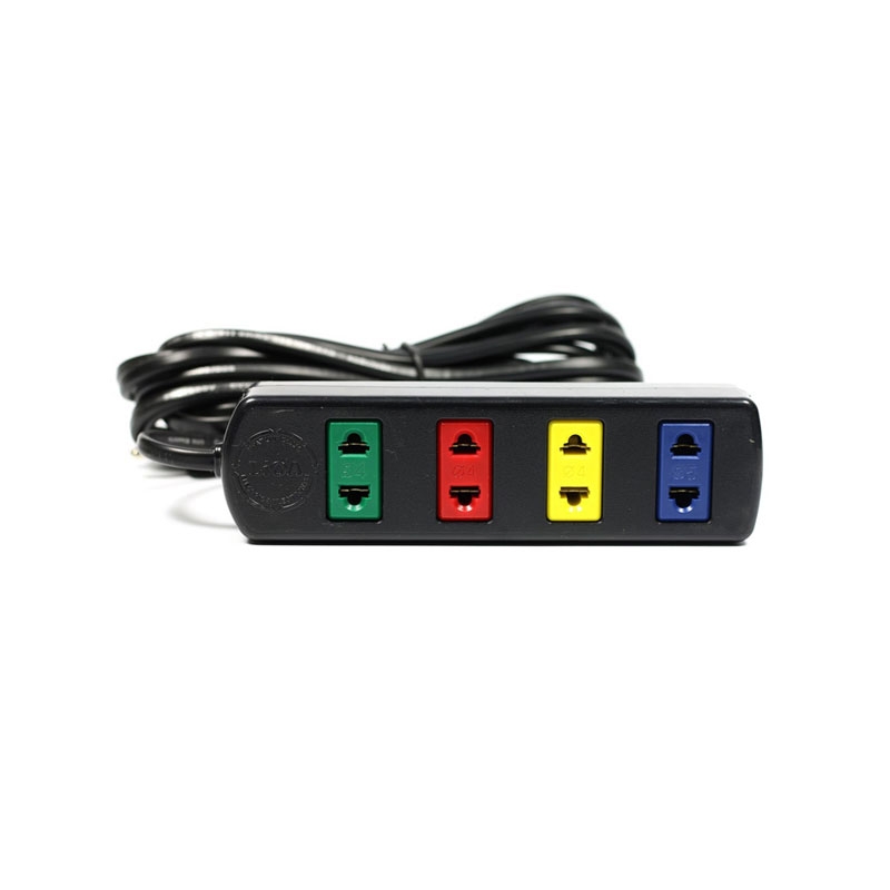 Ổ cắm bốn 2 chấu không công tắc (3m)