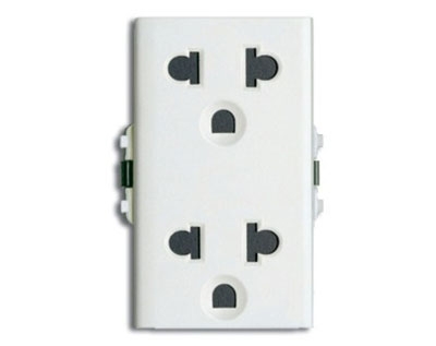 Ổ cắm đôi 3 chấu Concept màu trắng Schneider (3426UEST2M_G19)