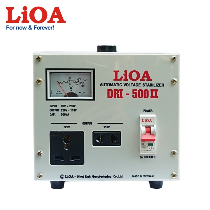 Ổn áp Lioa 1 pha 0.5kva DRI-II