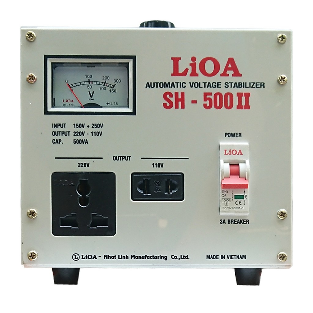 Ổn áp Lioa 1 pha 0.5kva SH-II