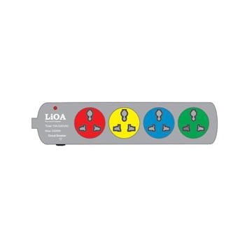 Ổ cắm Lioa kéo dài đa năng 3300W, 15A, 3m, có bảo vệ bằng CB, có dây tiếp địa (4DN3.3.15)