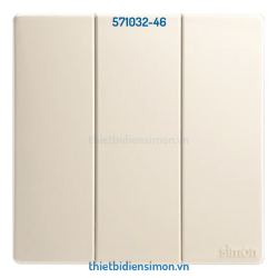 Bộ công tắc ba 2 chiều 16A màu Champagne K3 Simon (571032-46)
