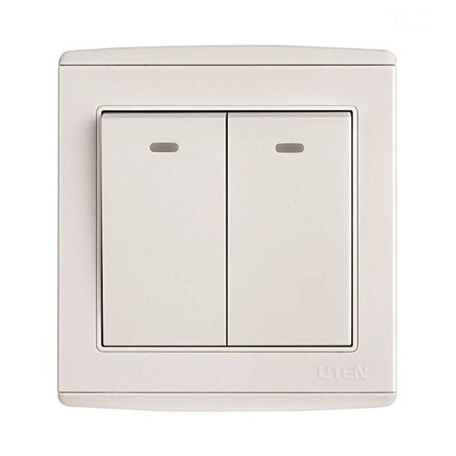 Bộ công tắc đôi 2 chiều V4.0 Uten (V4.0GK22)