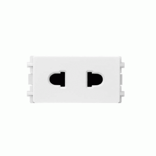 Ổ cắm đơn 2 chấu size S Zencelo A màu trắng Schneider (84426SUS_WE_G19)